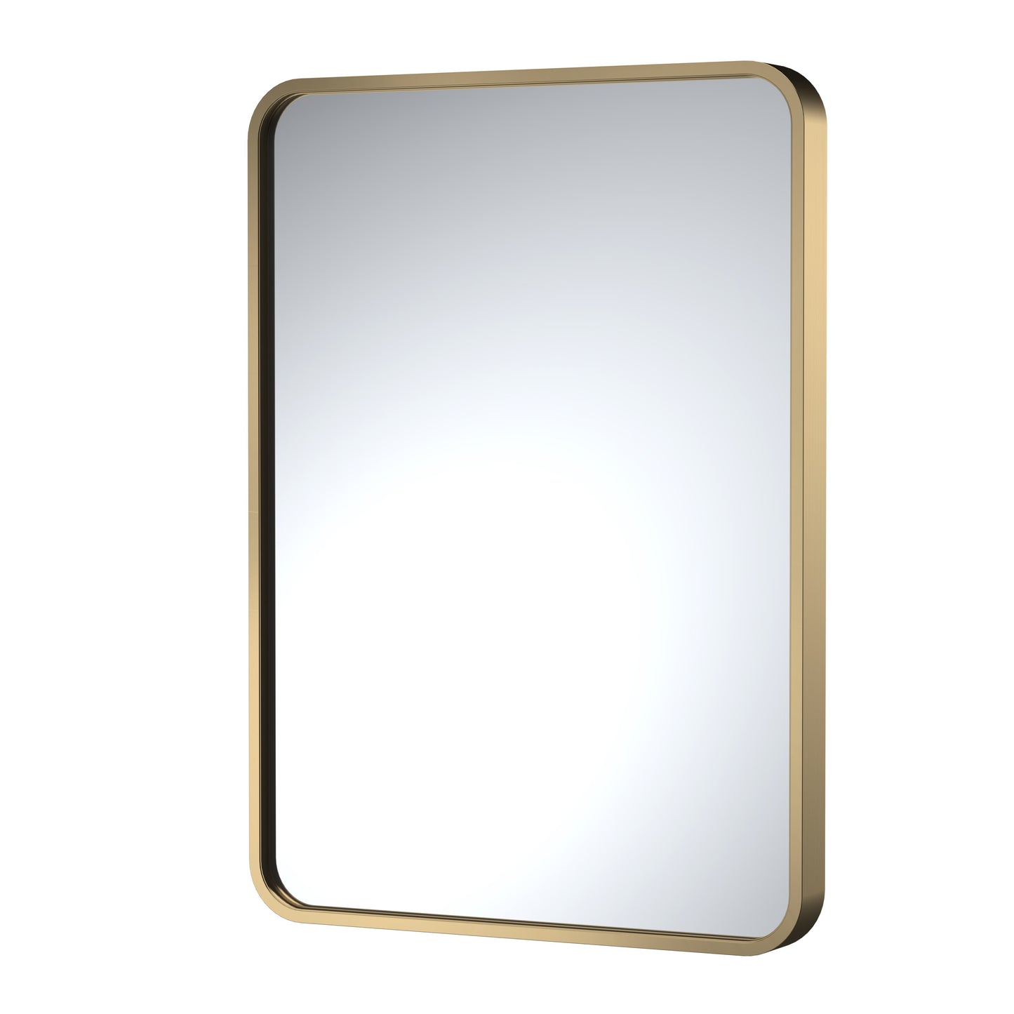 Rectangular Recessed Curved Edge Mirror 700mm x 500mm in Multiple Finishes