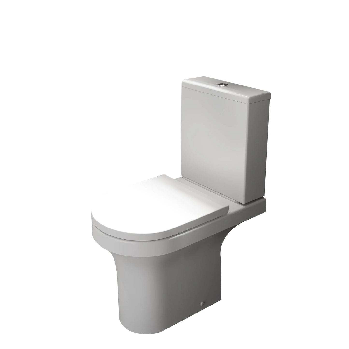 Ozone Rimless Comfort Height Pan with Cistern & Push Button Flush