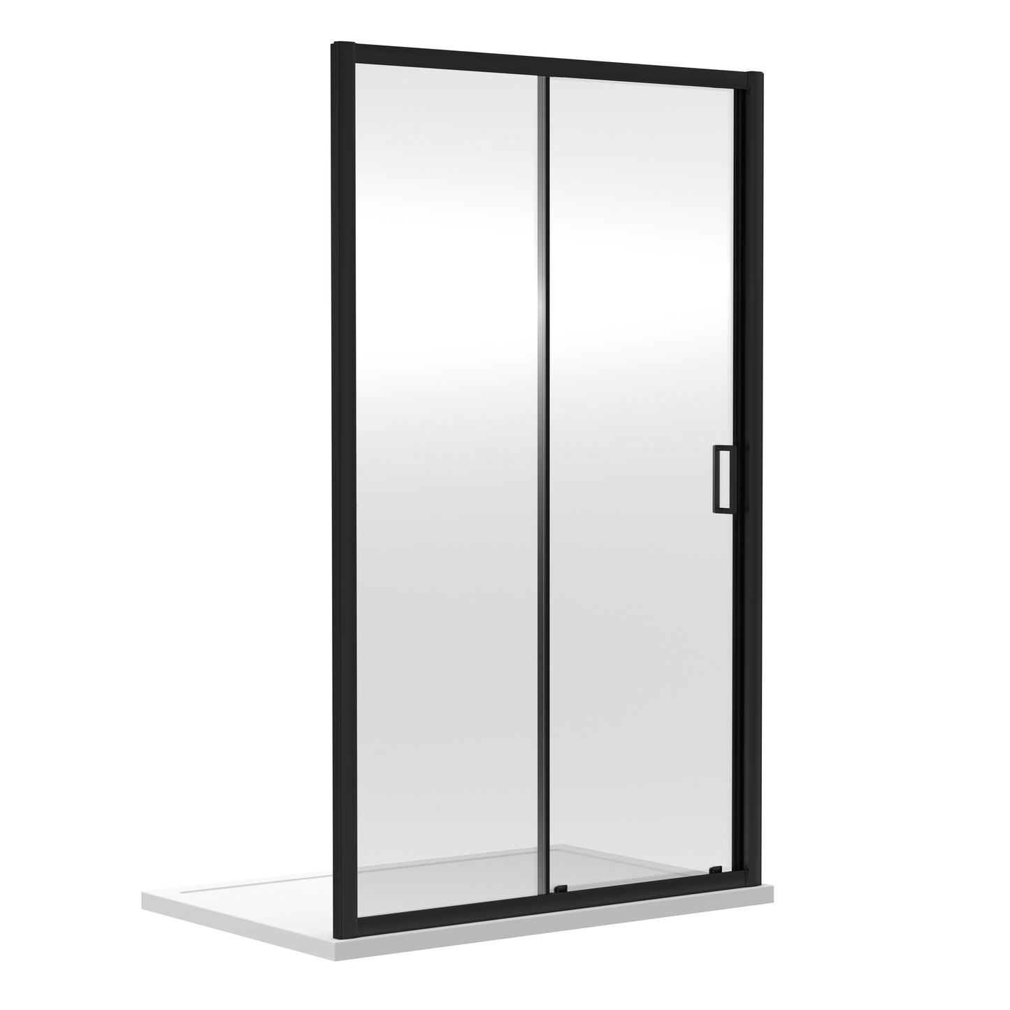 Rene 1400mm Profile Sliding Door Matt Black