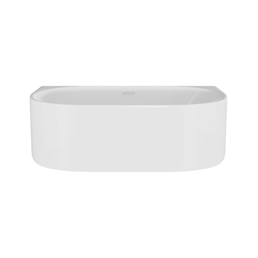 Nuie Back to Wall Curved Bath