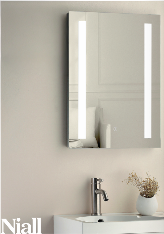 Niall Twin Led Touch Mirror with Demist 500mm x 700mm