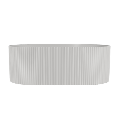 Nuie Fluted Oval Freestanding Bath