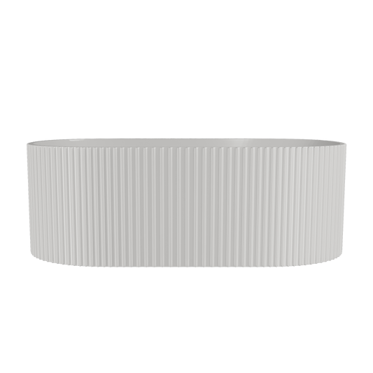 Nuie Fluted Oval Freestanding Bath