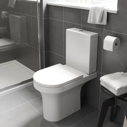Ozone Rimless Comfort Height Pan with Cistern & Push Button Flush